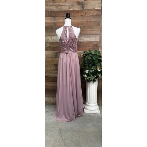 Size 8 DB Studio Rose Color Formal Dress - Picture 3 of 9